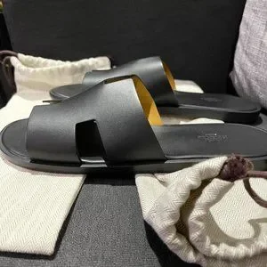 Hermès Brand New, Unworn Men\'s Izmir sandal - Black - Size 43.5 w/Box Hermes | Shoes | Herms Brand New Unworn Mens Izmir Sandal  main image 3